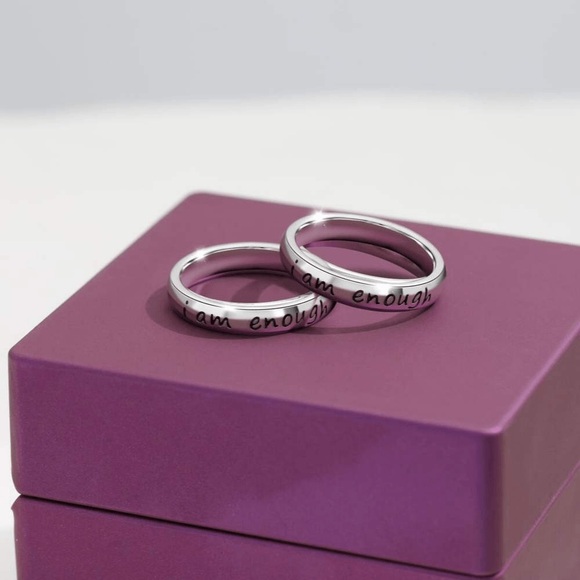 I Am Enough Empowerment Ring (SIZED) - Picture 5 of 8